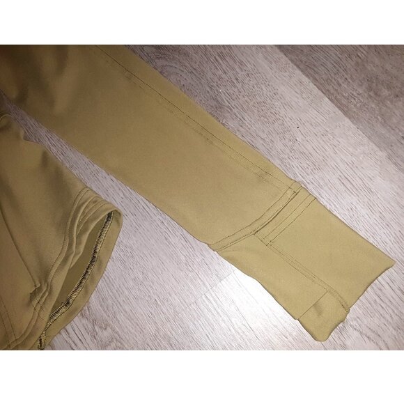 Lululemon InStill Full Zip Jacket Bronze Green Size 6 Activewear Running Yoga - Picture 8 of 14